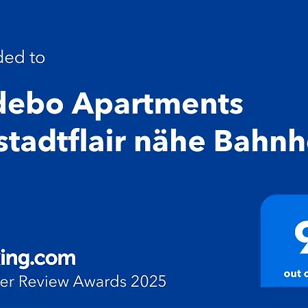 Sadebo Altstadtflair Naehe Bahnhof Appartement *